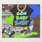 Ooh Baby Baby | Hop Hop Baby shower Bier Etiket (Enkel label)