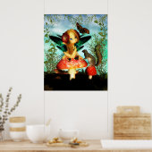 Ooh  Butterfly - Cutie Butterfly Fairy Poster (Keuken)