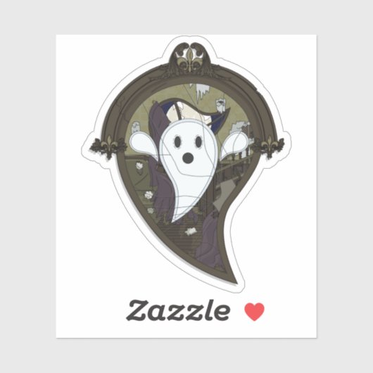 Ooh de Ghost Contour Sticker (Vel)