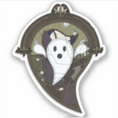 Ooh de Ghost Contour Sticker (Voorkant)