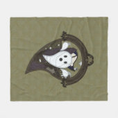 Ooh de Ghost Fleece Deken (Voorkant (Horizontaal))