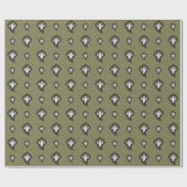 Ooh de Ghost Wrapping Paper Cadeaupapier (Vlak)