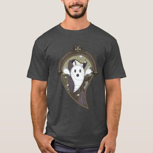 Ooh Donkere Herenoverhemd T-shirt (Voorkant)