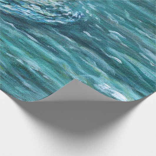 Ooh Goody Lunchtime Zee Otter Painting Cadeaupapier (Hoek)