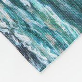 Ooh Goody Lunchtime Zee Otter Painting Fleece Deken (Hoek)