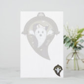 Ooh het spook stationery briefpapier (Staand voorkant)