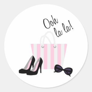 Ooh La Clothes Ronde Sticker