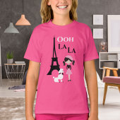 Ooh La La Eiffel Tower, poolzaal en meisje T-shirt