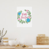 Ooh La La - Franse uitdrukkingen Poster (Keuken)