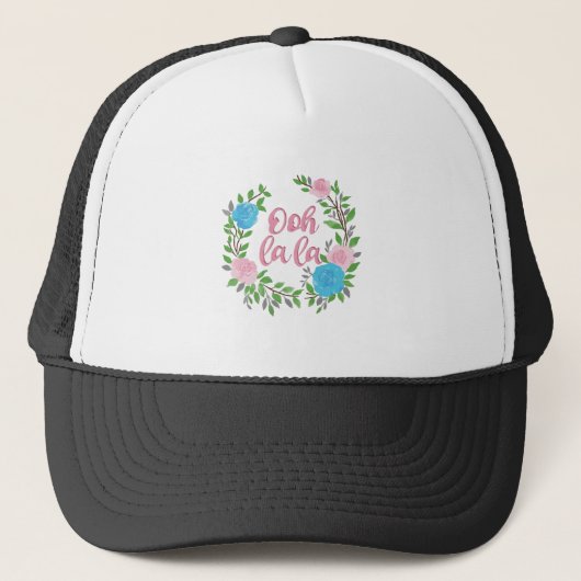 Ooh La La - Franse uitdrukkingen Trucker Pet (Voorkant)