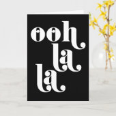 OOH LA LA **HOE HOU IK VAN JE** KAART (Gele Bloem)