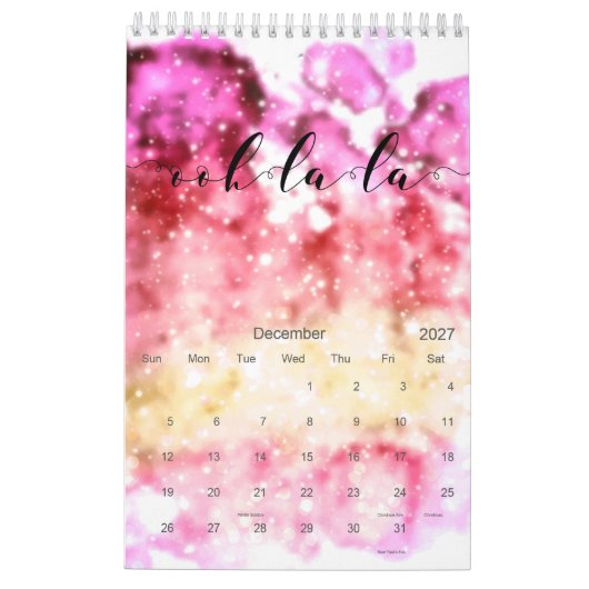 Ooh-La-La Kalender (Dec 2027)