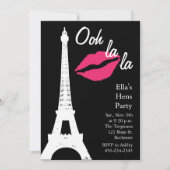 Ooh la la! Kippetjesfeest Kaart (Voorkant)