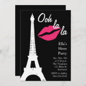 Ooh la la! Kippetjesfeest Kaart (Voorkant / Achterkant)