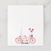 Ooh La La La La Plaatskaartje (Buitenkant ongevouwen)