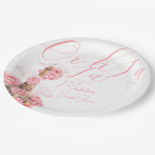 Ooh La La Paris Bruidsfeest Papieren Bordje (Gekanteld)