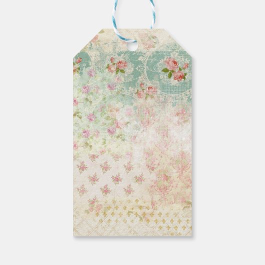 Ooh La La Paris Eiffel Tower Dank u Cadeaulabel (Achterkant)