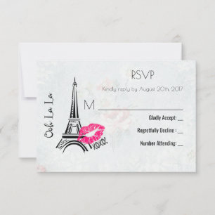 Ooh La La Paris Eiffel Tower  RSVP