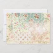 Ooh La La Paris Eiffel Tower Wedding Invite Kaart (Achterkant)