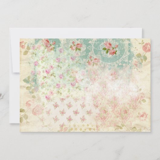 Ooh La La Paris Eiffel Tower Wedding Invite Kaart (Achterkant)