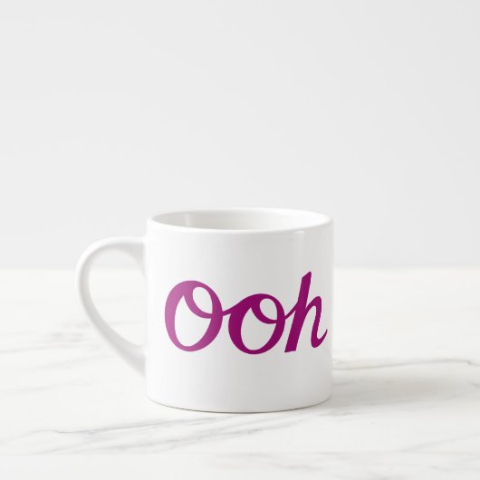 Ooh La La Script Magenta Espresso Kop (Links)