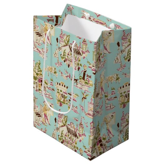 Ooh La La Sugarplum Medium Cadeauzakje (Voorkant Gekanteld)