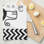 Ooh La naar de hoofddoek Theedoek (Quarter Fold)