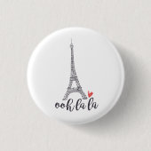 Ooh la Paris Button (Voorkant)