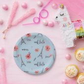 Ooh la Paris Paper Borden Papieren Bordje (Feest)