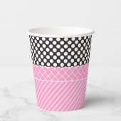 Ooh la Paris Tea Birthday Party Papieren Bekers (Achterkant)