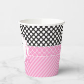 Ooh la Paris Tea Birthday Party Papieren Bekers (Links)