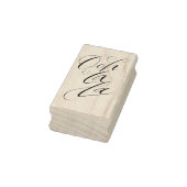 Ooh La - Sensuous Feminine Lettering Motto Rubberstempel (Stempel)
