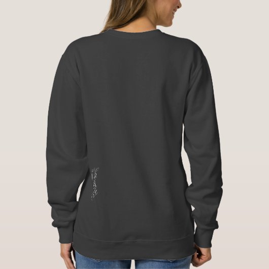 Ooh La - Sensuous Feminine Lettering on Black Trui (Achterkant)