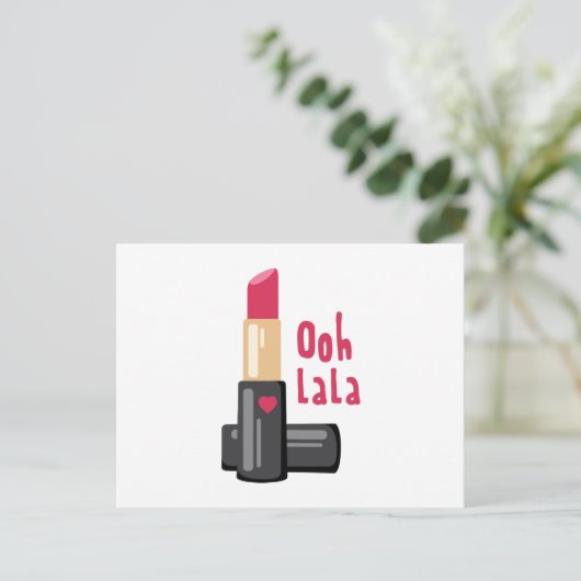 Ooh Lala Briefkaart (Staand voorkant)