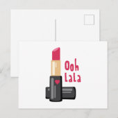 Ooh Lala Briefkaart (Voorkant / Achterkant)