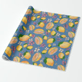 Ooh Lemon Wrapping Paper 1 Cadeaupapier (Uitgerold)