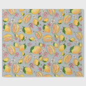 Ooh Lemon Wrapping Paper 2 Cadeaupapier (Vlak)