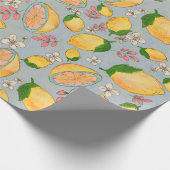 Ooh Lemon Wrapping Paper 2 Cadeaupapier (Hoek)