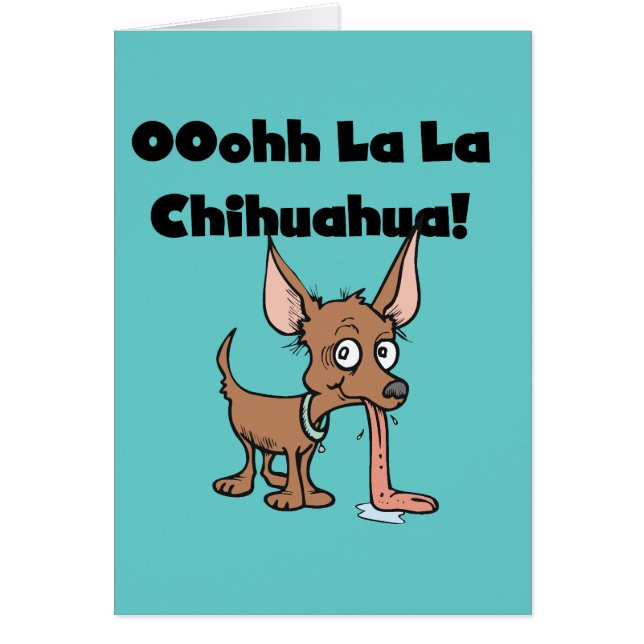 Oohh La Chihuahua T-shirts en cadeaus (Voorkant)