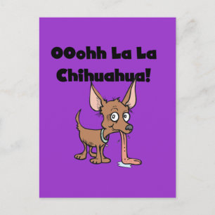 Oohh La Chihuahua T-shirts en cadeaus Briefkaart