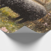 Ooi en Lam Spring Schaap Art Decoupage Cadeaupapier (Hoek)