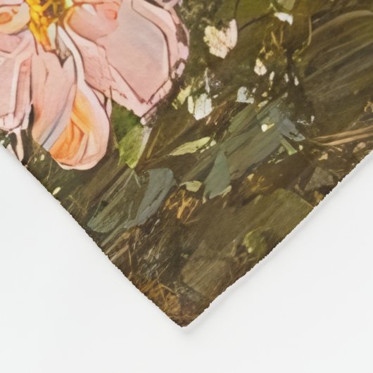 Ooi en lamsvlees Spring Sheep Art Fleece Deken (Hoek)