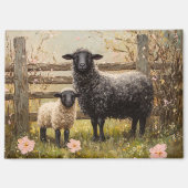 Ooi en lamsvlees Spring Sheep Art Magneet (Voorkant)