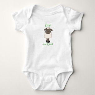 Ooien zijn geliefd - Kleine Lamb Romper