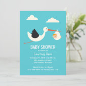 ooievaar aankomst kaart (Staand voorkant)