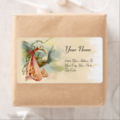 OOIEVAAR BABY MEISJE DOUCHE ROZE ETIKET (Insitu)