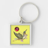 OOIEVAAR BABY MEISJE SHOWER GEM MONOGRAM SLEUTELHANGER (Voorkant)