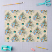 OOIEVAAR BABY SHOWER BLAUWE EDELSTENEN TISSUEPAPIER (Craft)