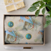 OOIEVAAR BABY SHOWER BLAUWE EDELSTENEN TISSUEPAPIER (Geschenk)