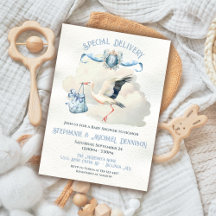 Ooievaar Baby shower Crest Speciale Levering